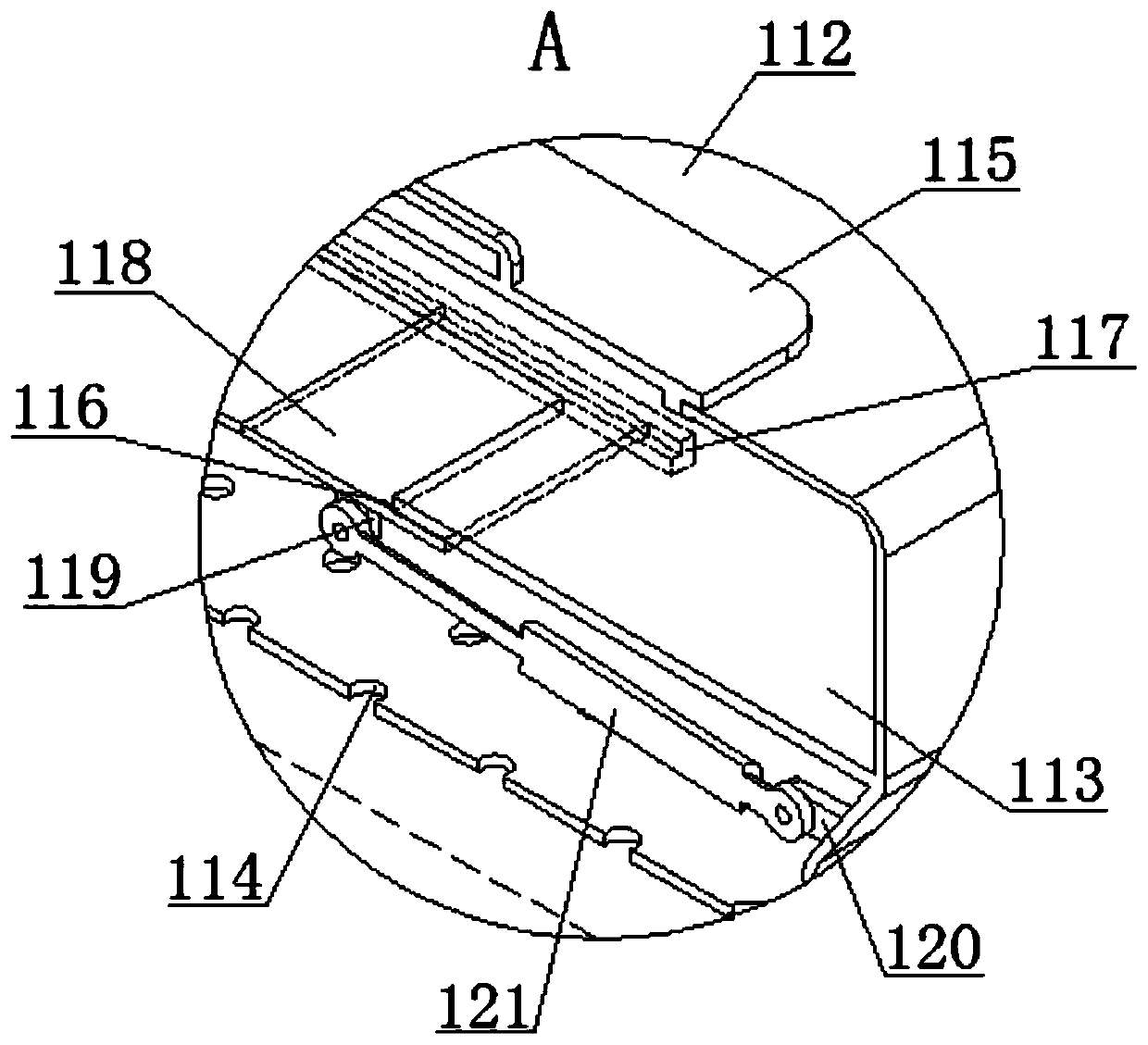 Body type light source based measurement and control system for large-area section flow field measurement