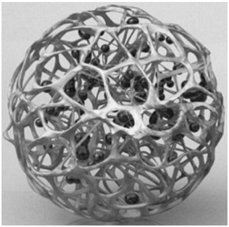 Cross-linked SBR microsphere adhesive, preparation method and lithium ion battery containing adhesive