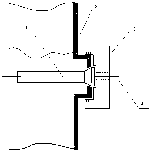 A leak-proof electric contact water level gauge