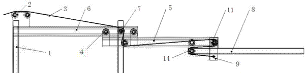 Mounting method for camera of picking machine and telescoping mechanism of camera