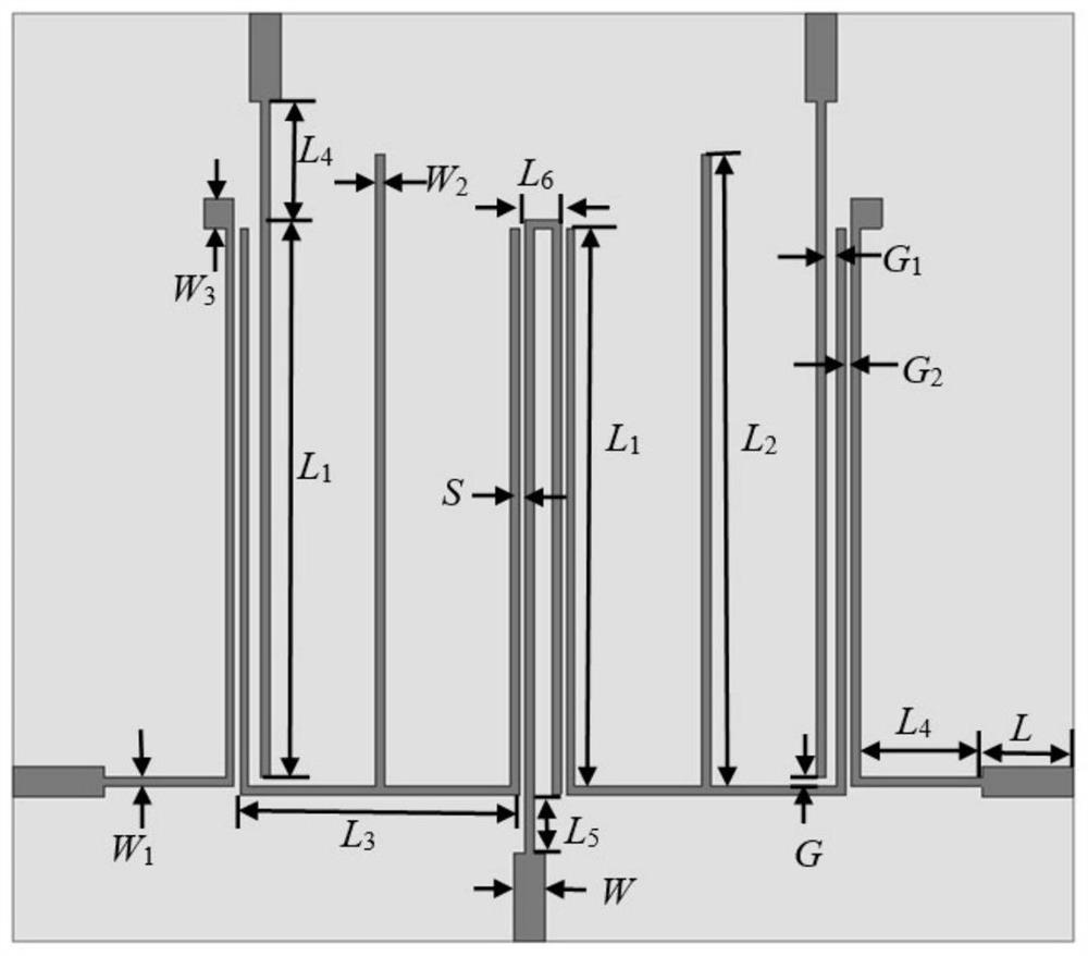 Four-path orthogonal signal generator based on E-type resonators