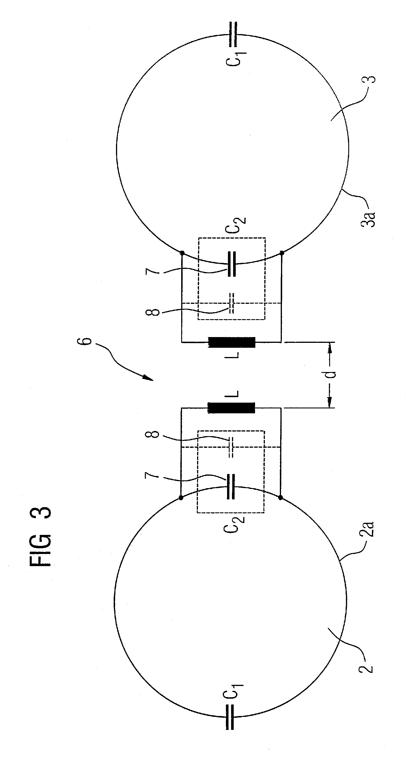Double resonance coil arrangement for a magnetic resonance device