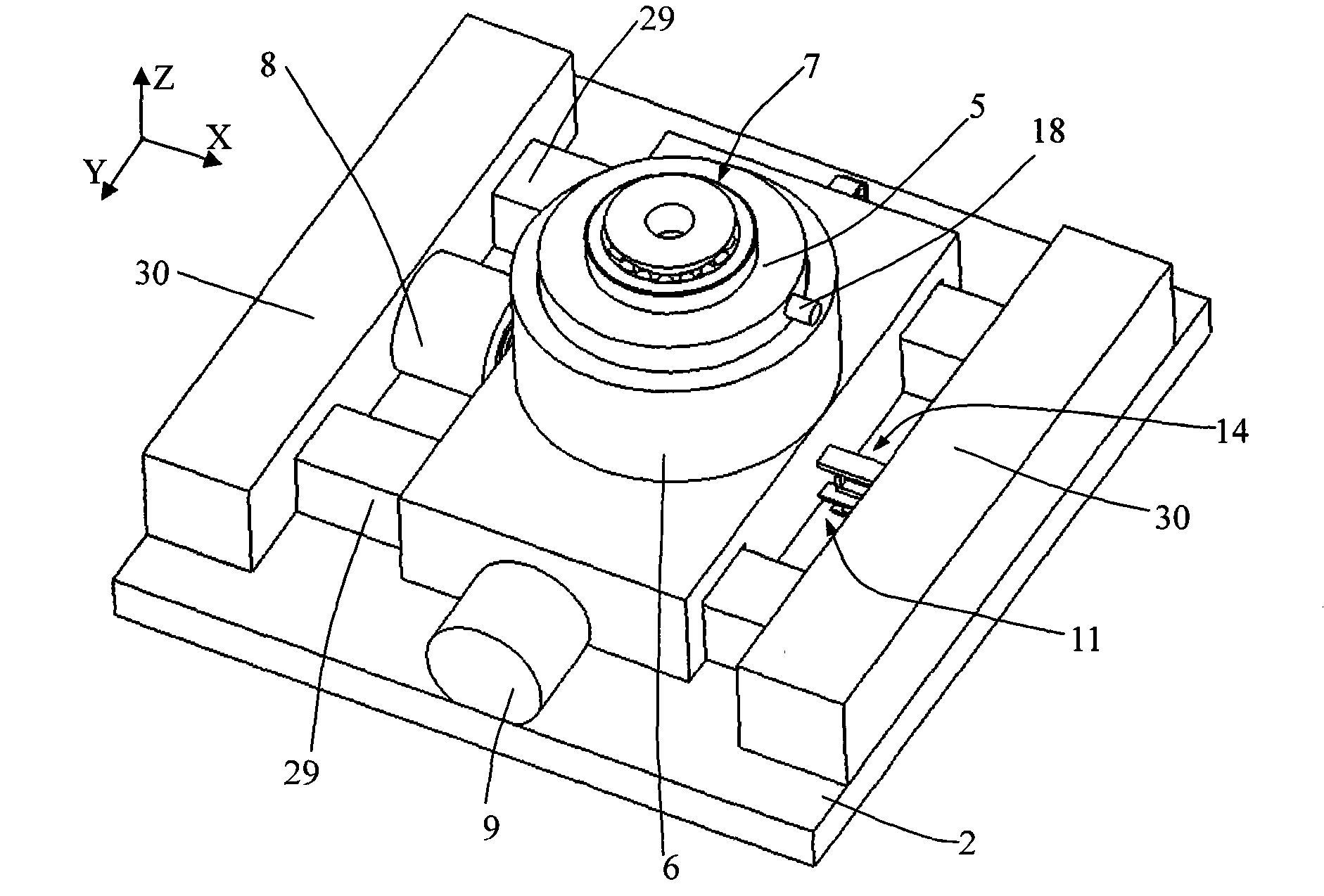 Magnetic levitation vibration isolator with coplace air flotation orthogonal decoupling and rolling knuckle bearing angle decoupling
