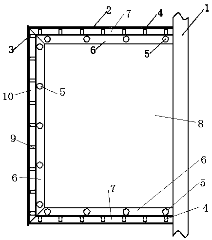 Sealing structure used for eight-way valve of regenerative heat exchanger