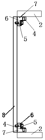 Sealing structure used for eight-way valve of regenerative heat exchanger