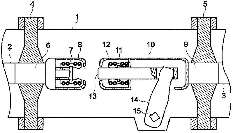 Gas-insulated switching device