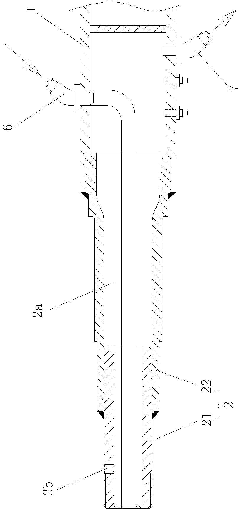 Auxiliary brake device applied to non-drive axle