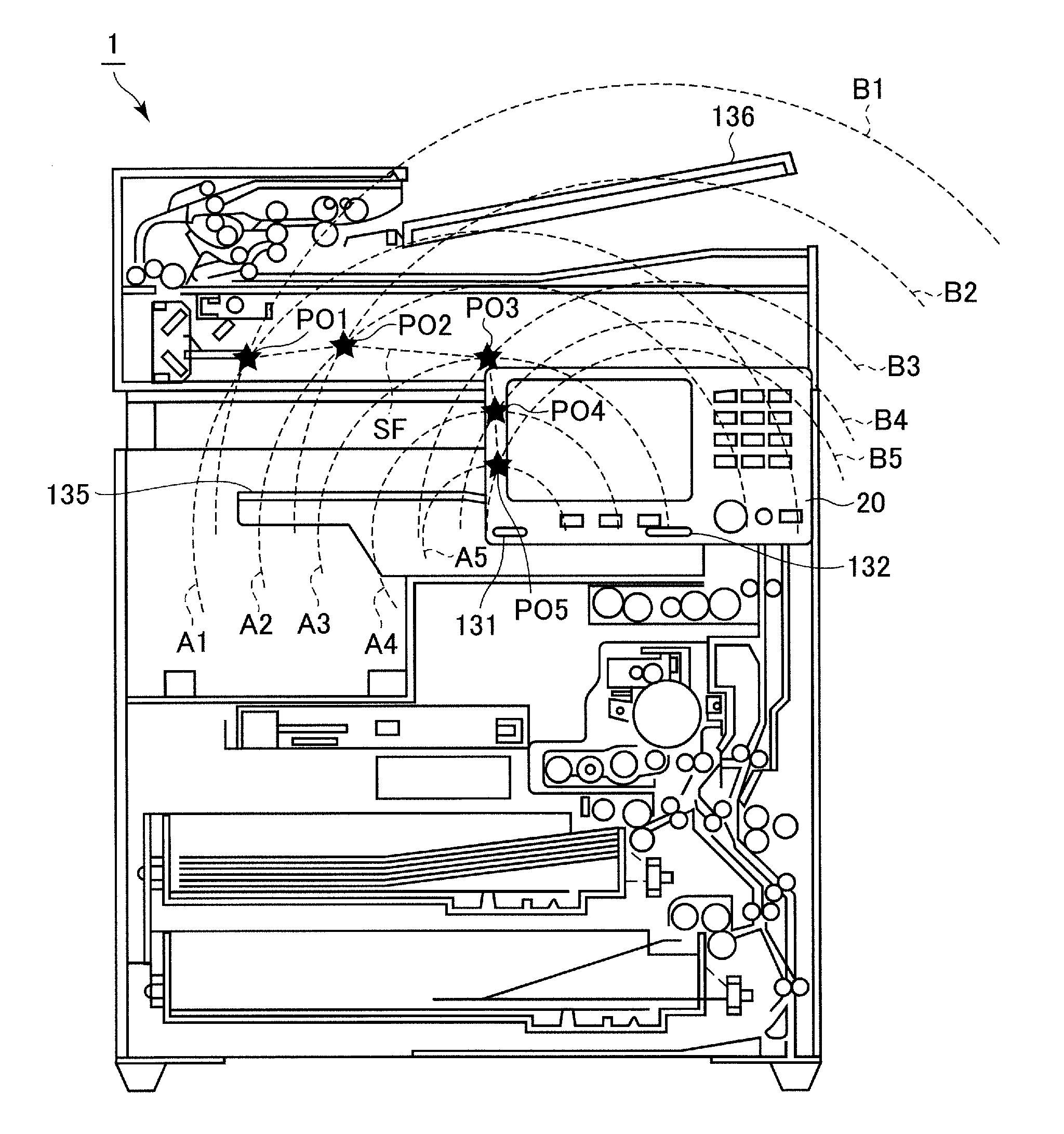 Image forming apparatus capable of changing operating state