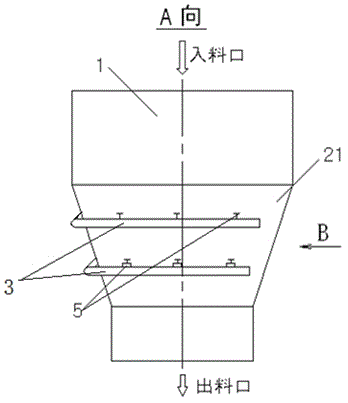 A steam cleaning device for mixing tank of sintering machine