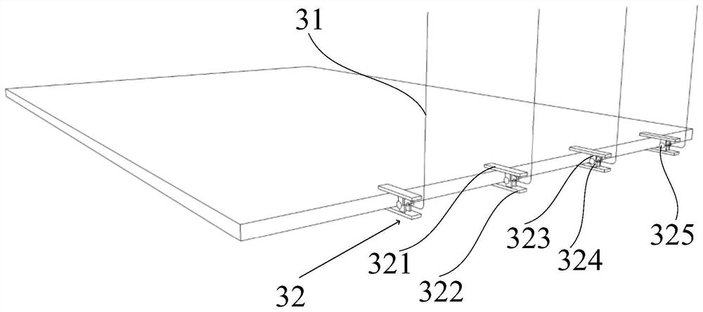 Hoisting tool for ceiling of cruise ship prefabricated cabin and assembling method of hoisting tool