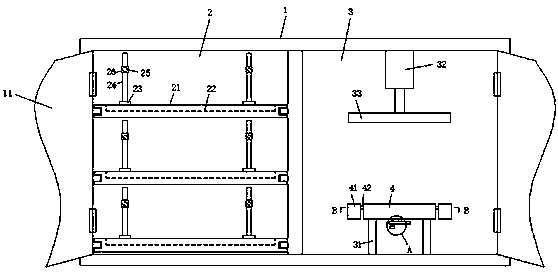 Cardboard cabinet for printing and packaging