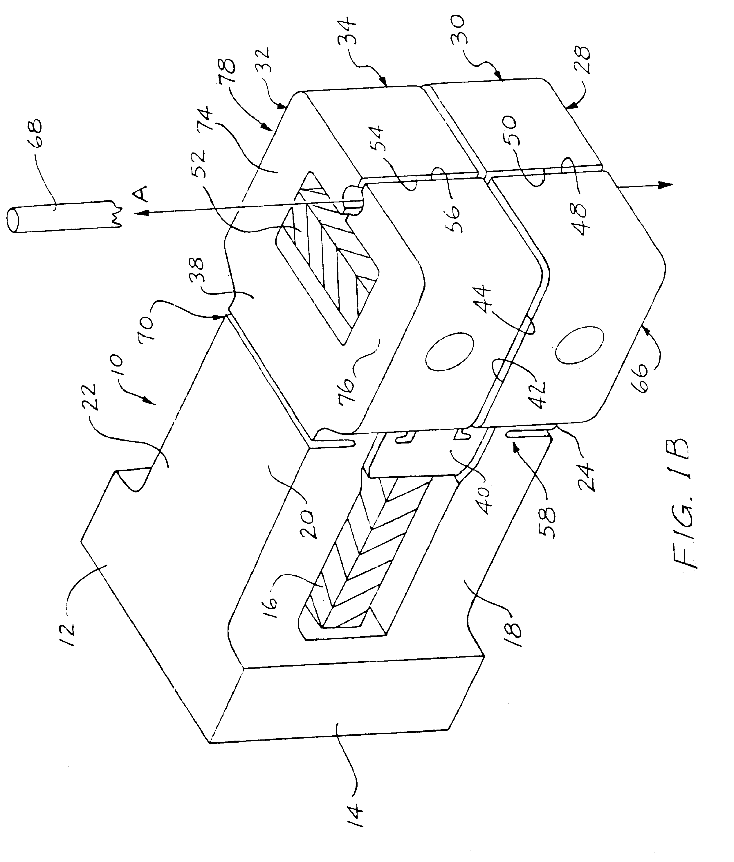 Uni-body piezoelectric motor
