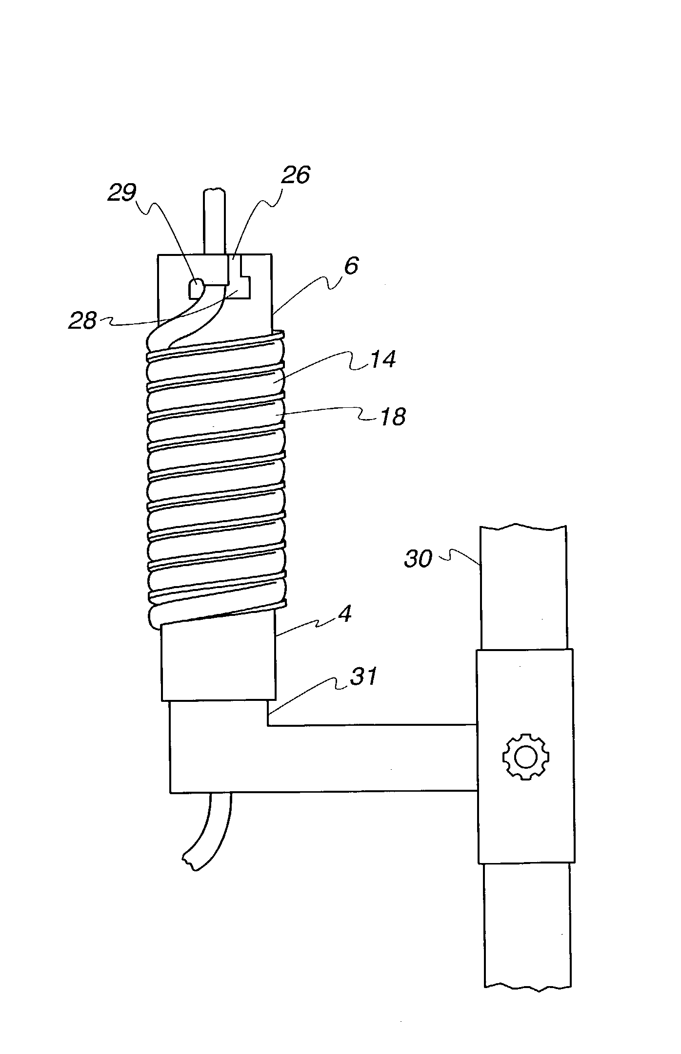 Liquid conductive cooling/heating device and method of use