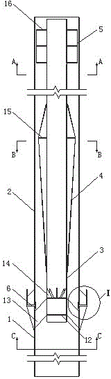 Variable-diameter steel tube built pile capable of reducing negative friction