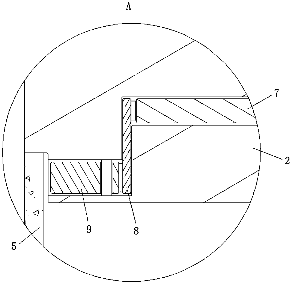 Edible oil storage tank breather valve capable of automatically cleaning filter membrane