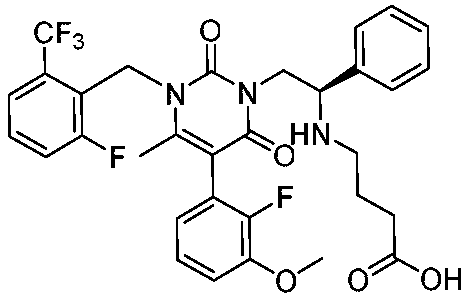 Synthesis method of elagolix intermediate