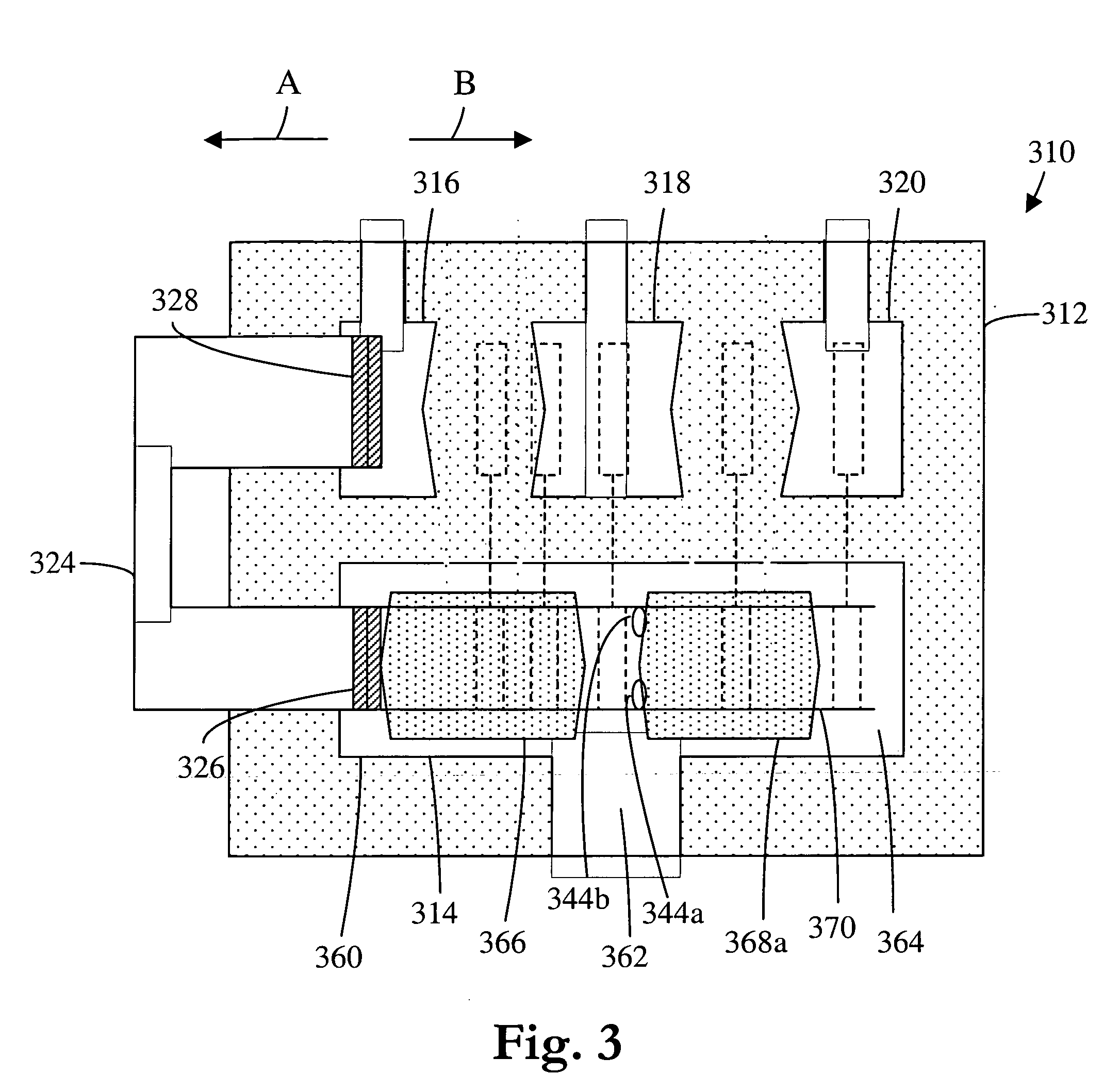 Contact structures for sliding switches