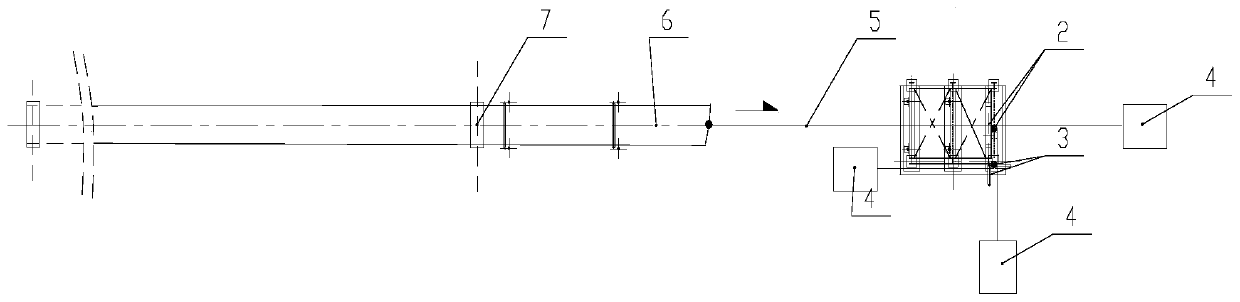 Traction system and method for rapid replacement of flexible belt of long-distance overhead belt conveyor