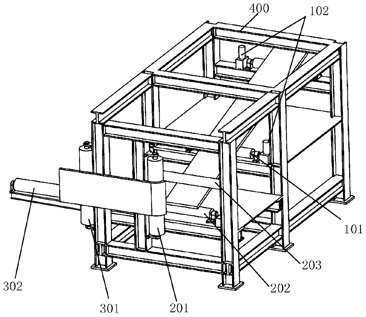 Traction system and method for rapid replacement of flexible belt of long-distance overhead belt conveyor