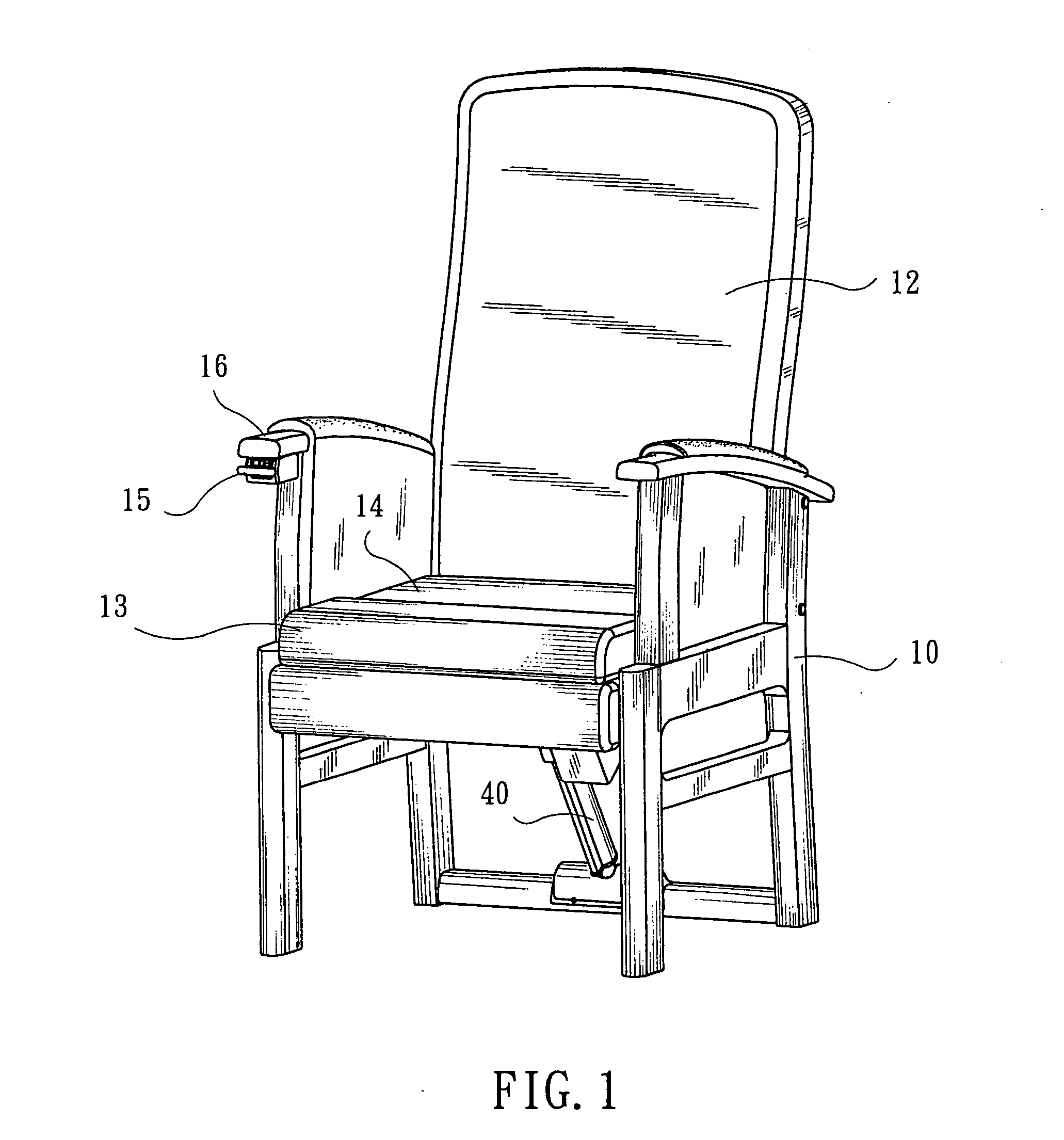 Seat elevating mechanism for chair