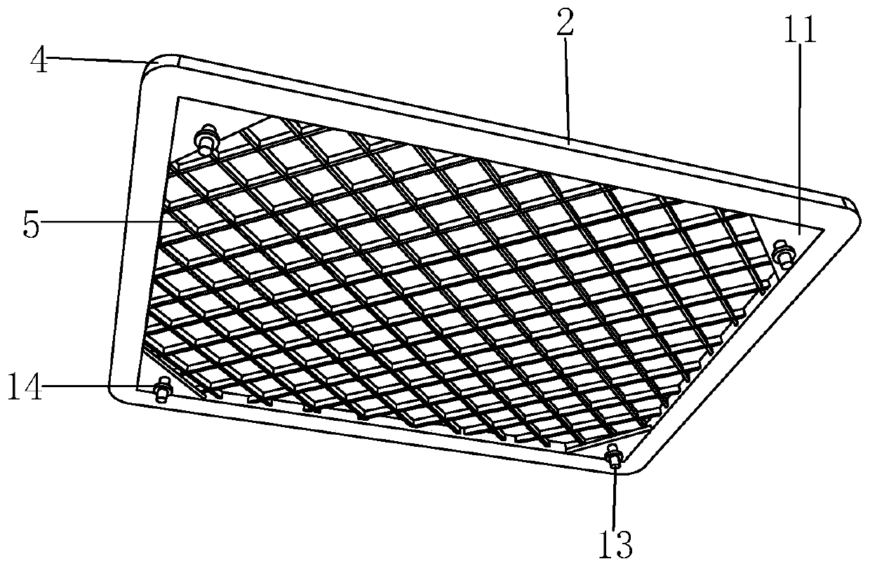 Insect breeding frame and disinfecting method thereof