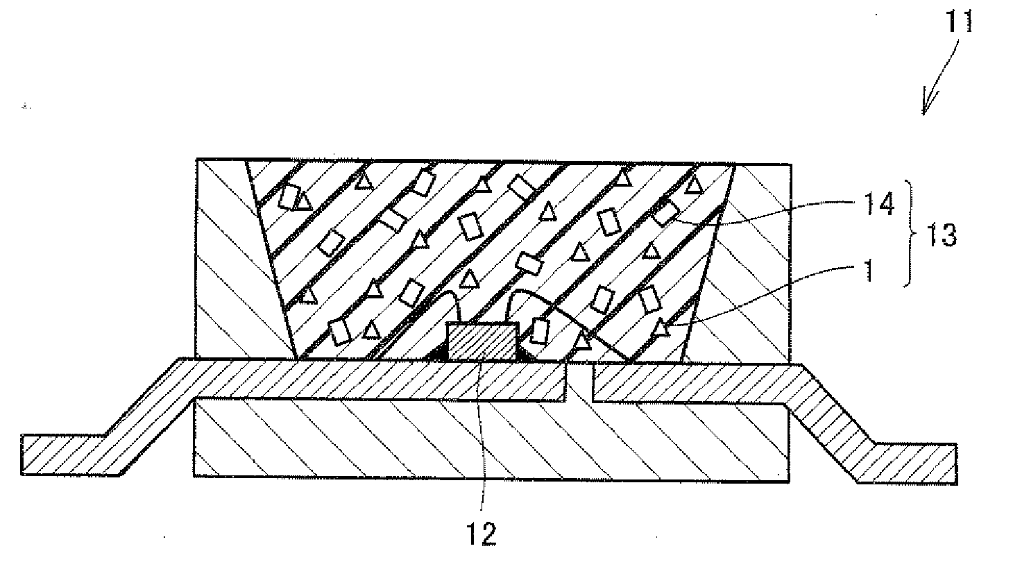 Phosphor particle group and light emitting apparatus using the same