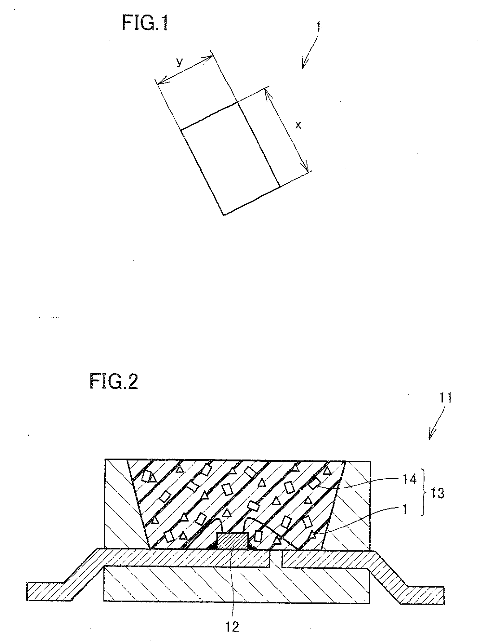 Phosphor particle group and light emitting apparatus using the same