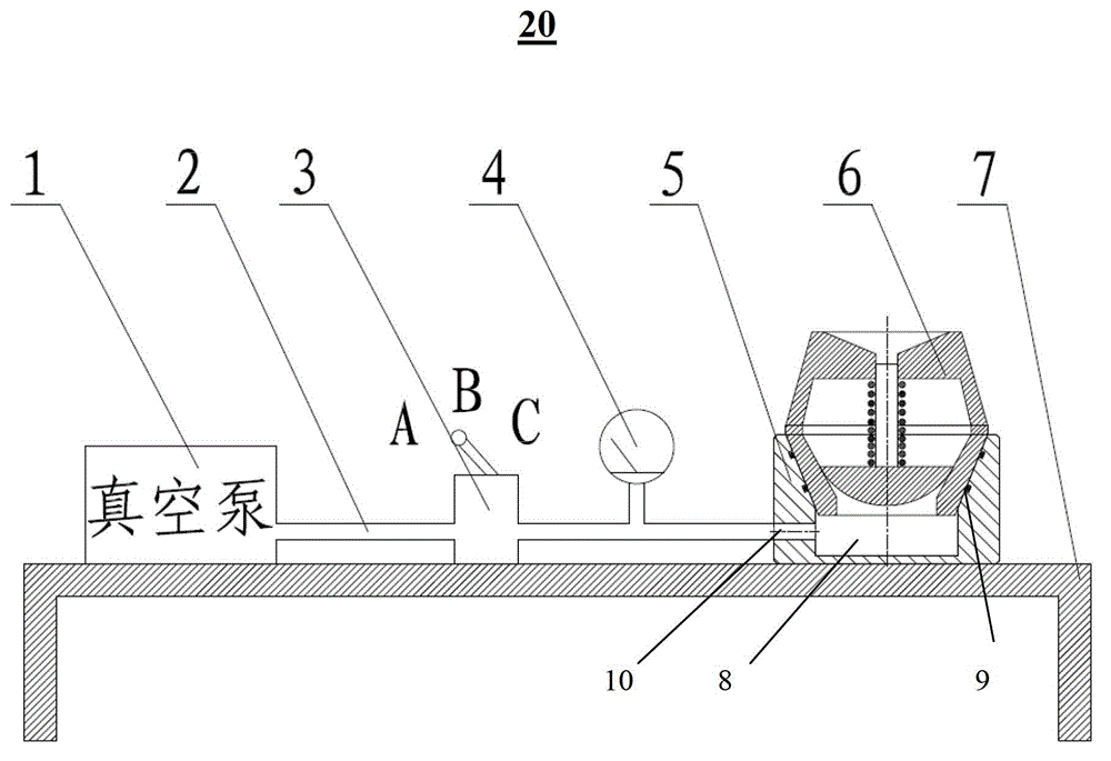 Sealing detection device and method of one-way valve