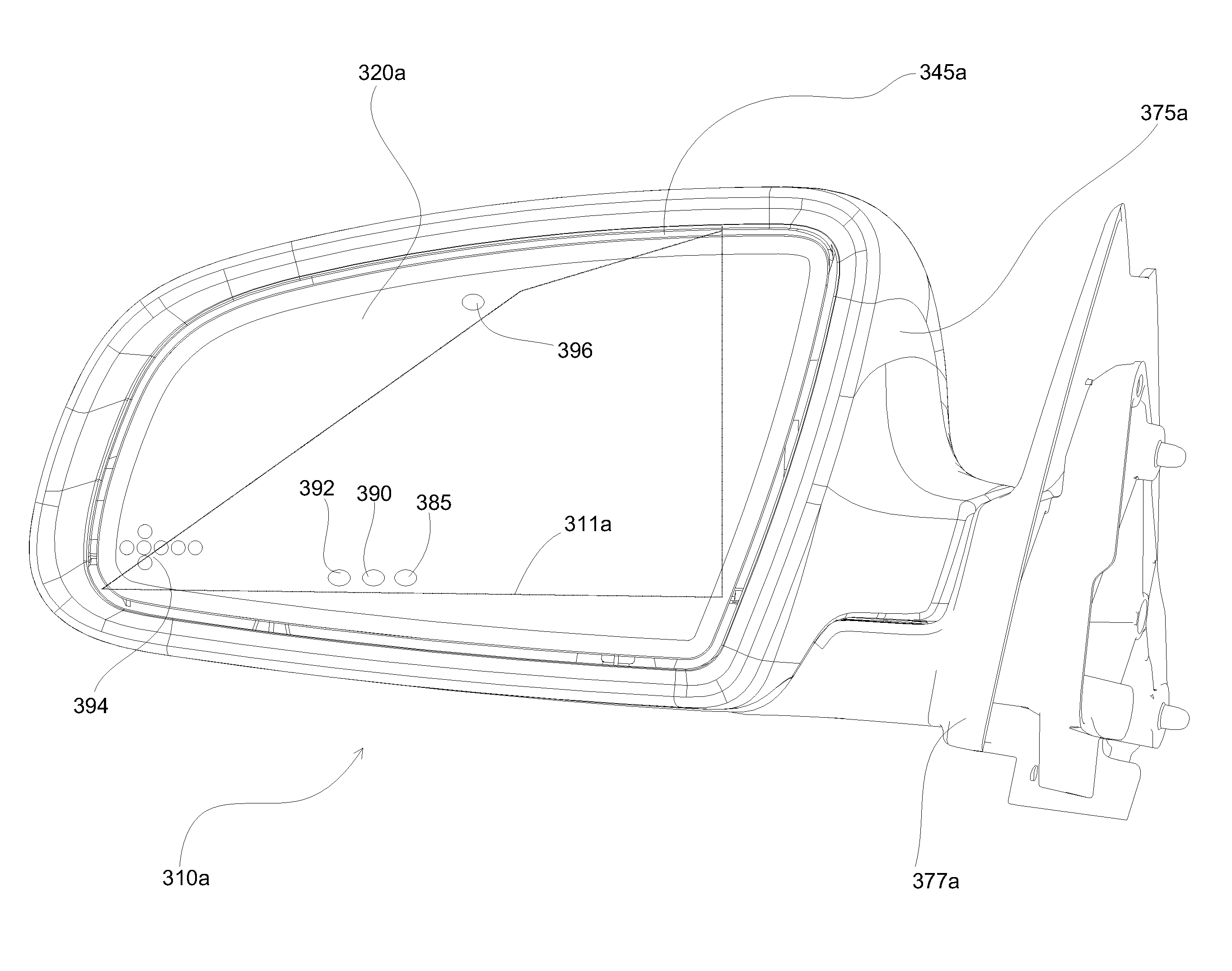 Vehicular Rearview Mirror Elements and Assemblies Incorporating These Elements