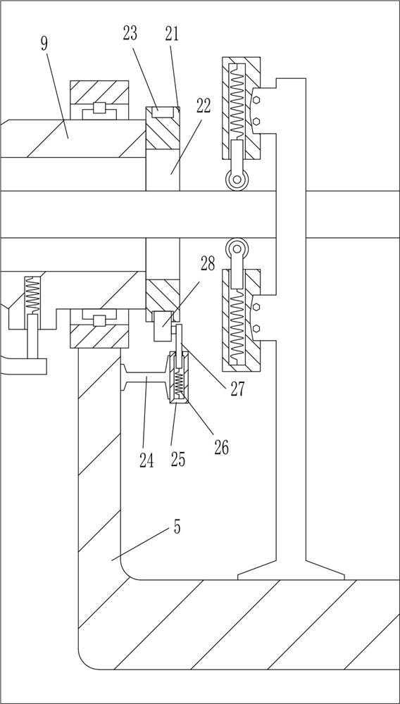 A splicing wood slotting machine