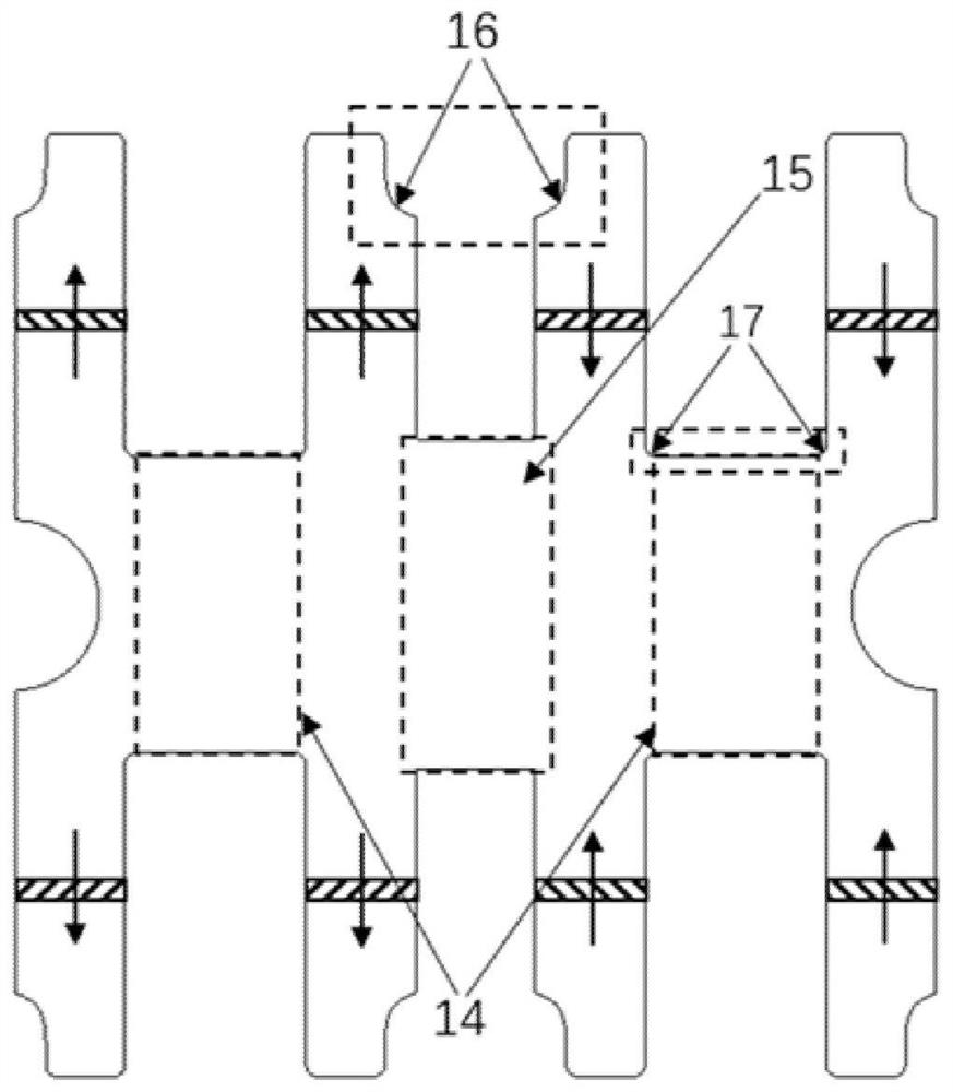 Built-in hybrid excitation bilateral magnetic channel linear motor