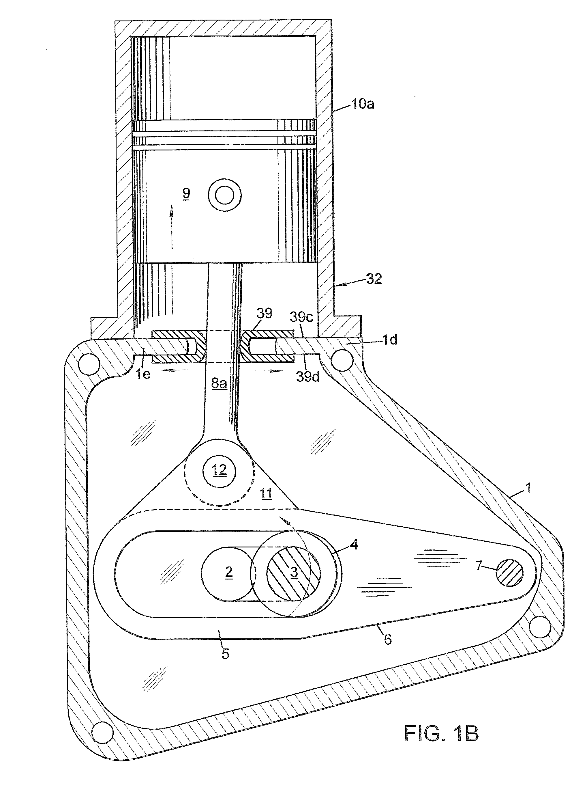 Self-Aspirated Reciprocating Internal Combustion Engine