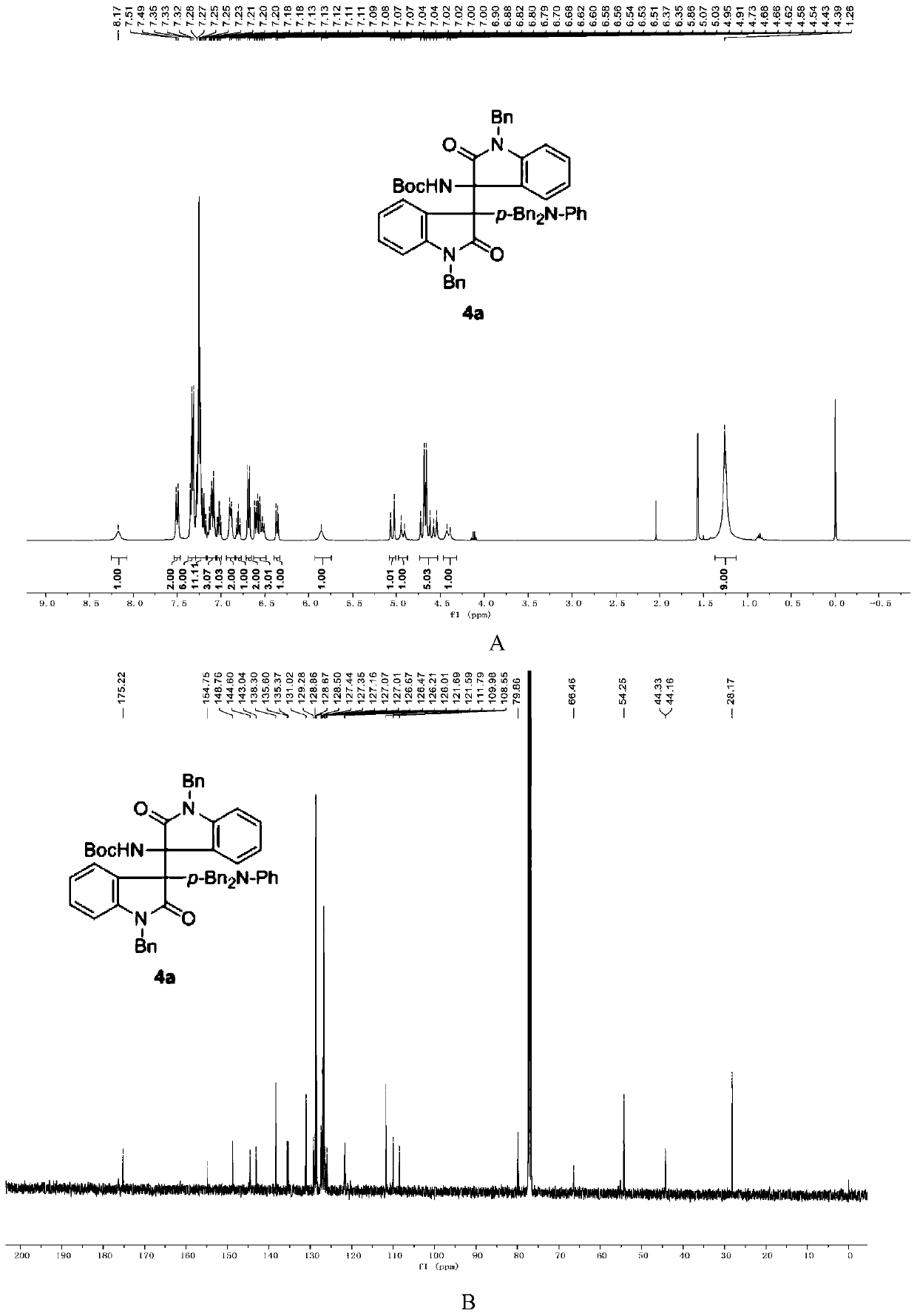 3-aryl-3'-amino bis(quaternary carbon) bis(oxindole) compounds and synthetic method and applications thereof