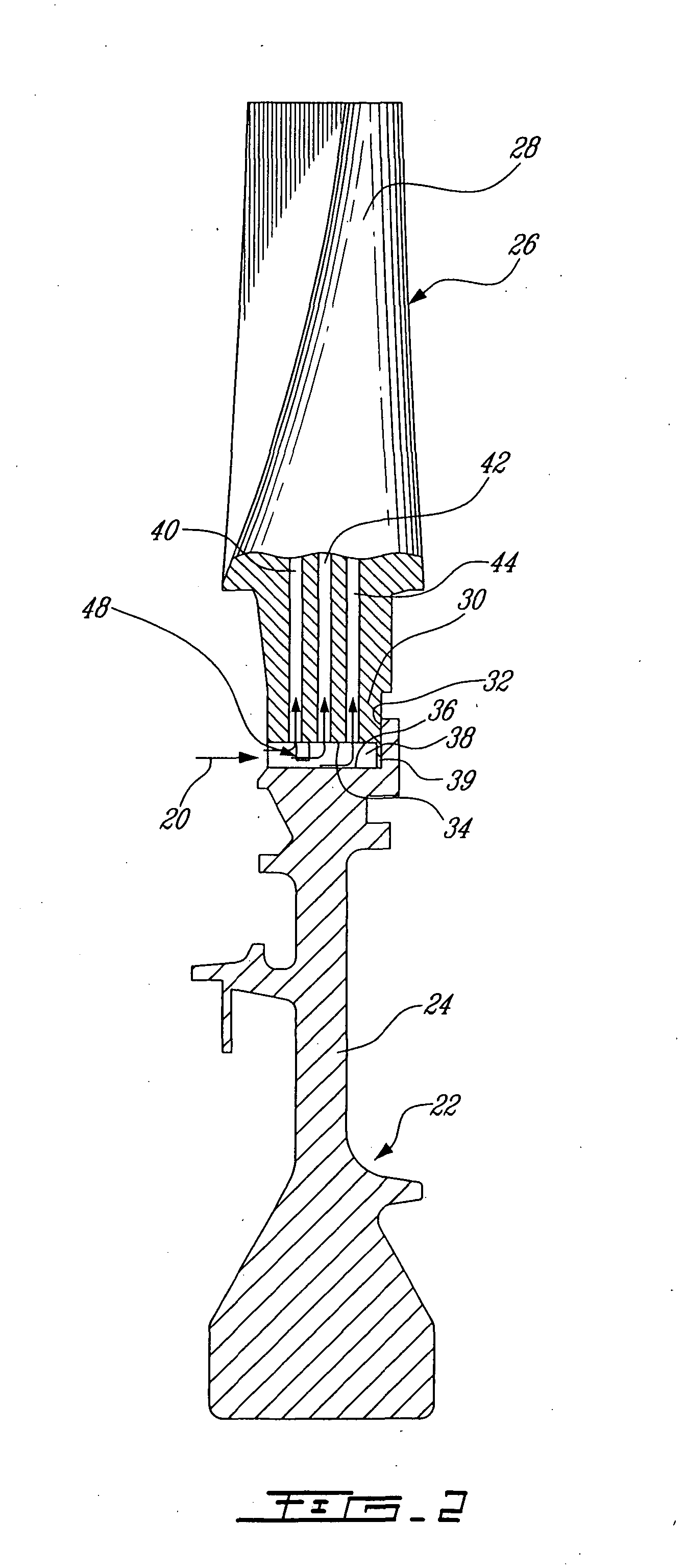 Blade inlet cooling flow deflector apparatus and method
