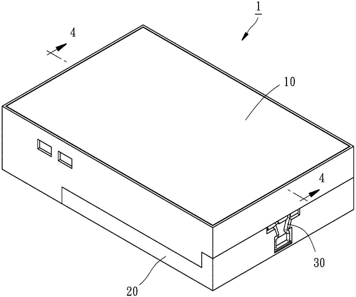 Device with two-stage buckle structure