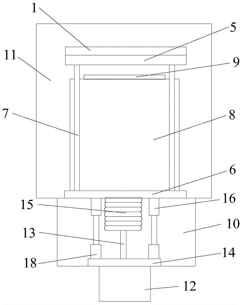 Deep silicon etching machine and its wafer protection device