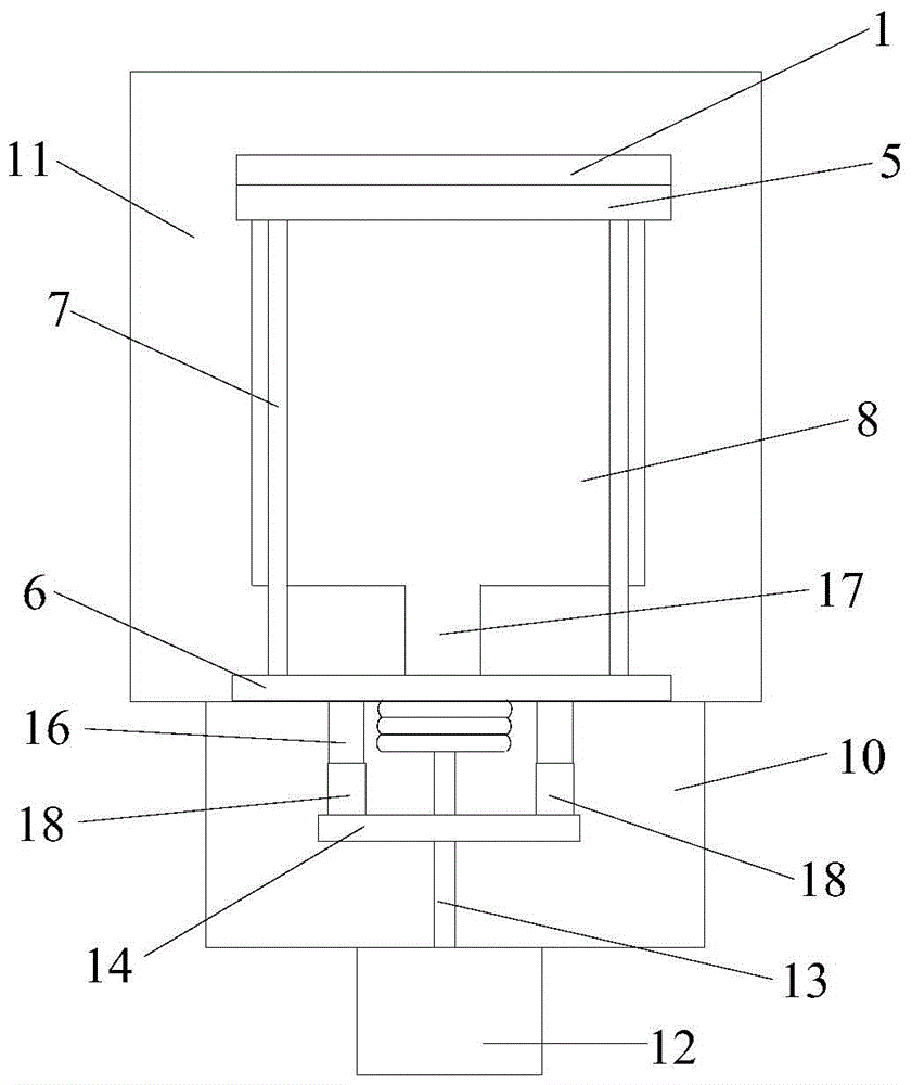 Deep silicon etching machine and its wafer protection device