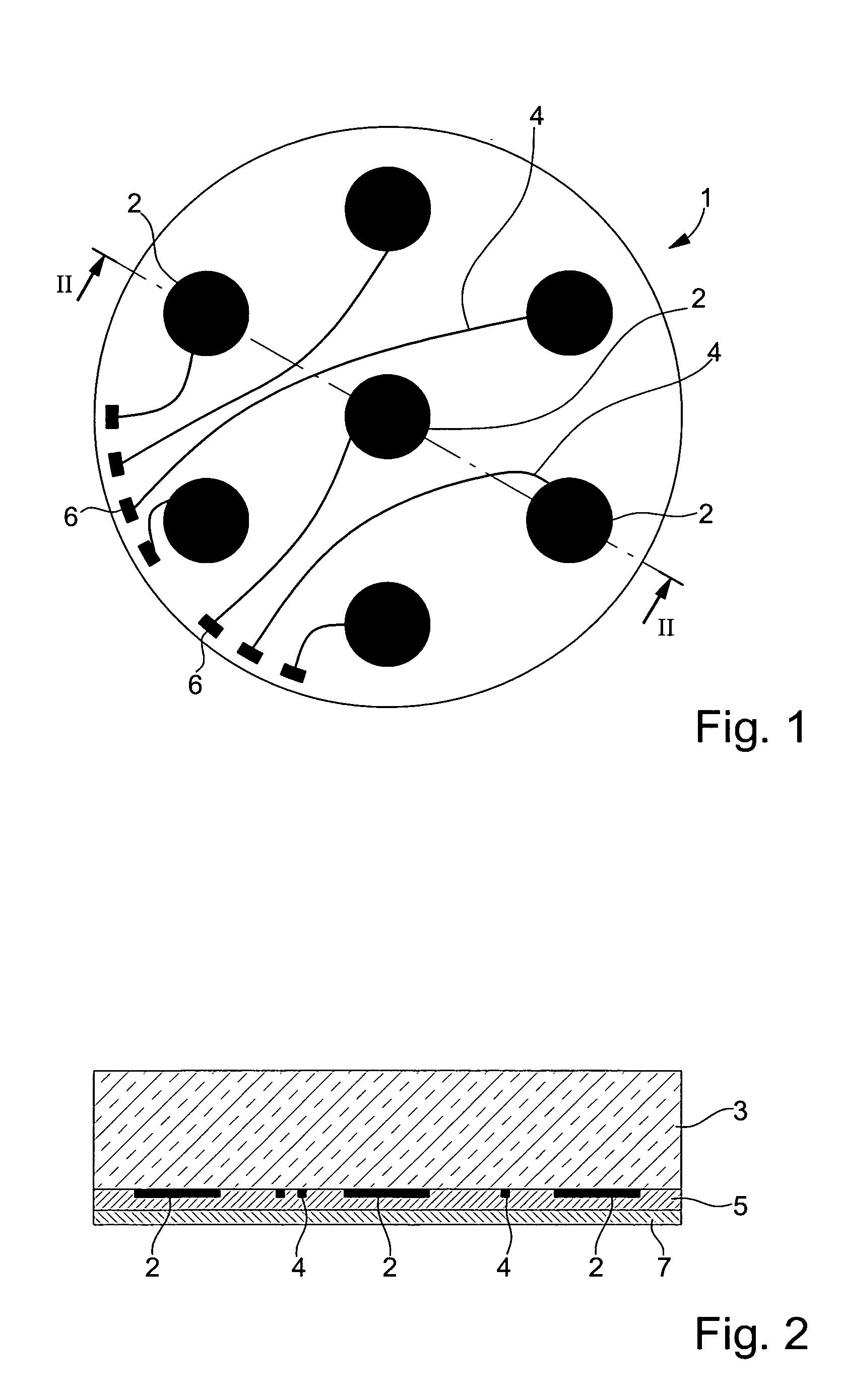 Method for manufacturing a transparent element with invisible electrodes