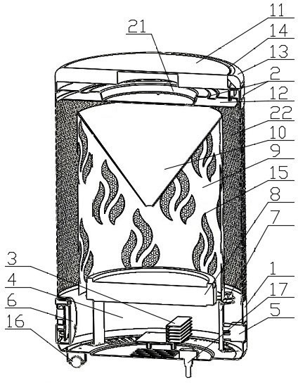 Far infrared intelligent heating furnace