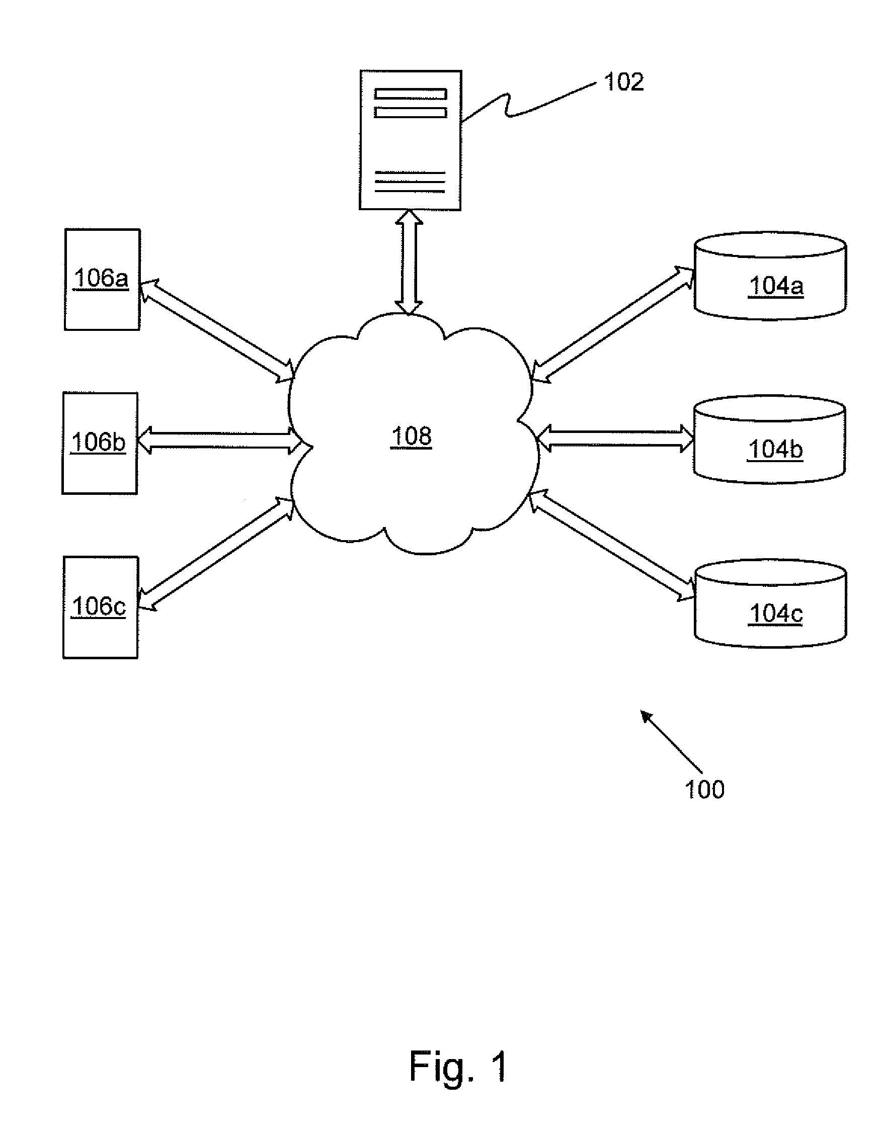 System for processing image data, storing image data and accessing image data