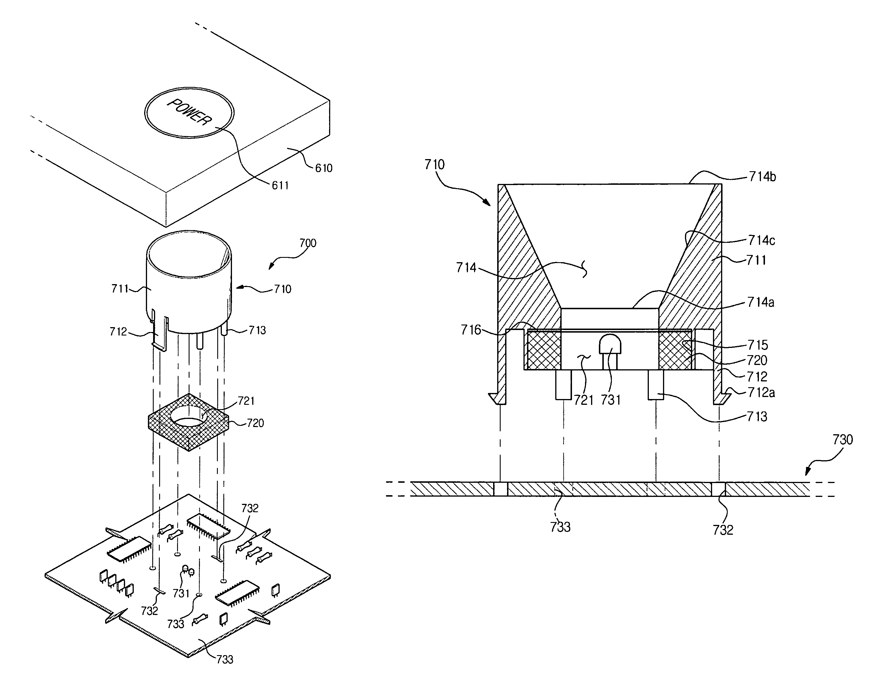 Switch assembly and air conditioner having the same