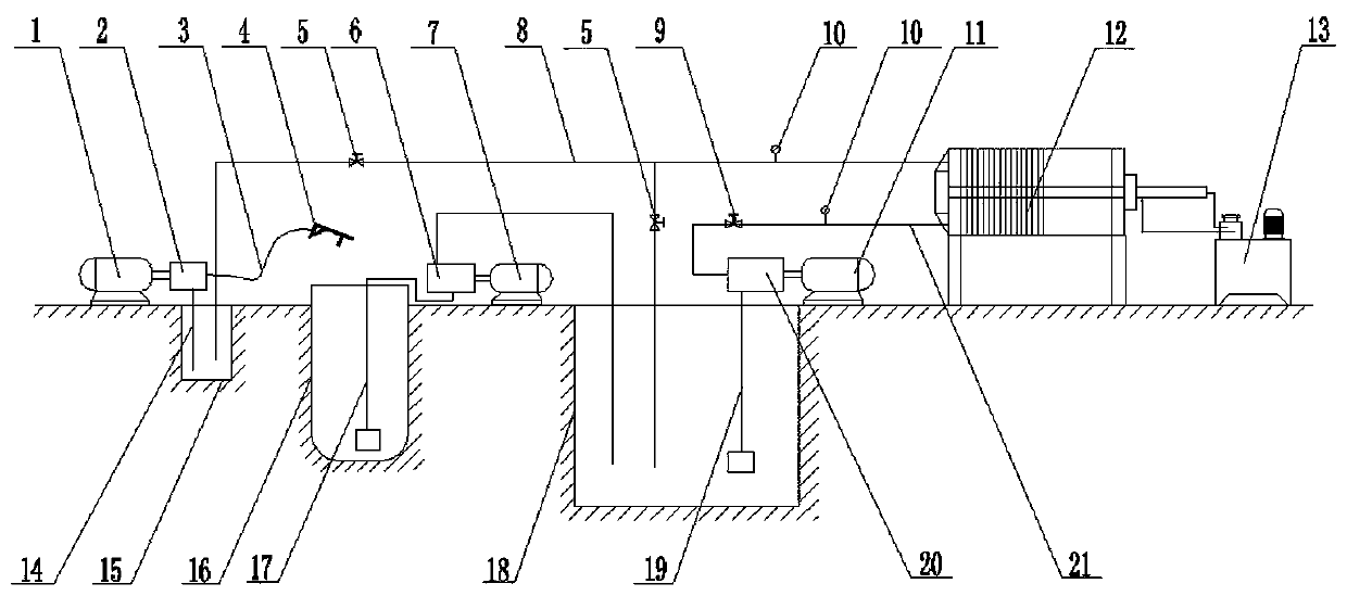 Rapid treatment device for internal attachments of magnesium alloy smelting crucible and treatment method thereof