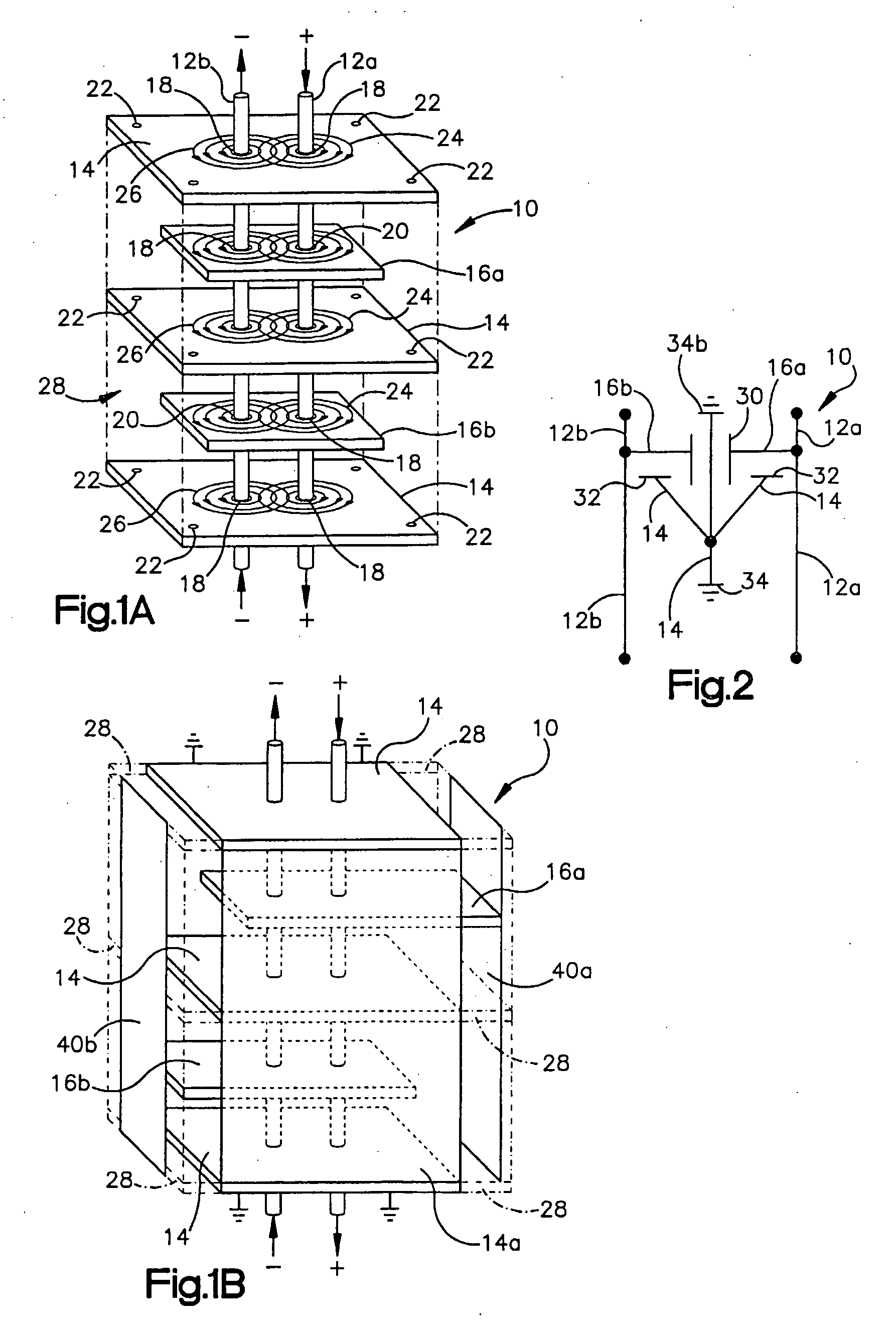 Universal energy conditioning interposer with circuit architecture
