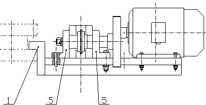 Power device of lathe for drilling blind holes in inner walls of embedded bearings
