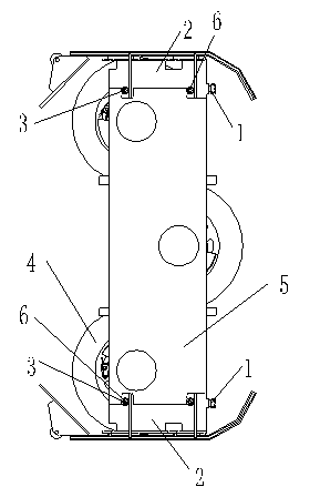 Disc brush device capable of being rapidly dismounted