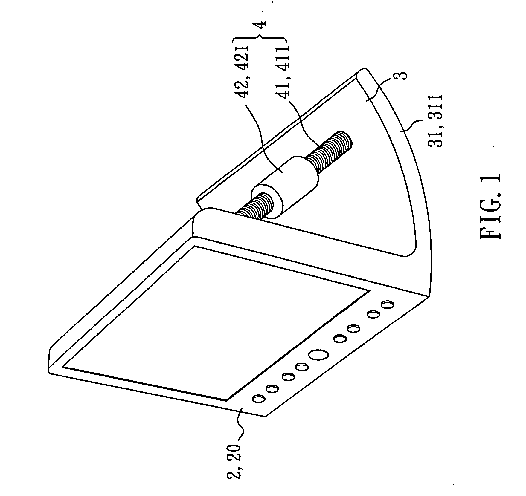 Display device having an adjustable counterweight structure