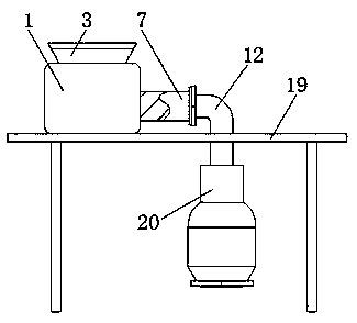 Medical waste incineration device with crushing effect