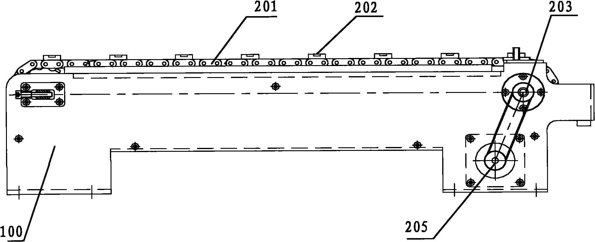 Automatic sample conveying device