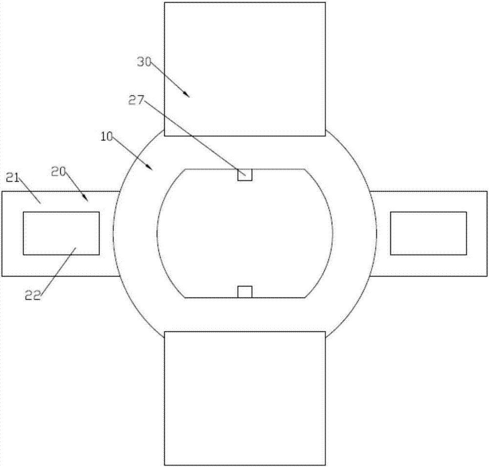 Rotary conveying device for shoe-making beading machine