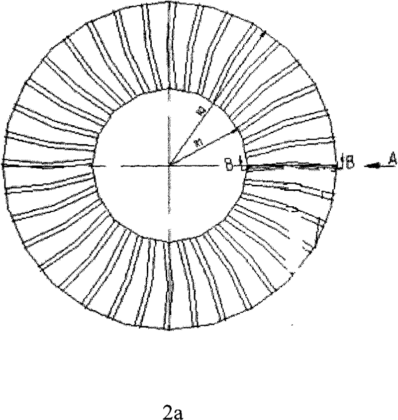 Method for machining tooth profile of circular arc end tooth